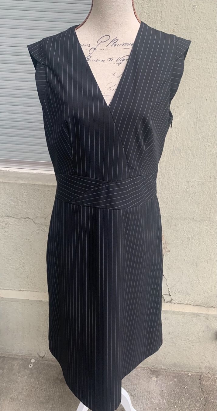 Maison 123 Vestiti: Superbe robe fourreau MAISON 123 style pinstripe t.40 – Nuovo (secondo la descrizione) da Martigny venduto da only__you