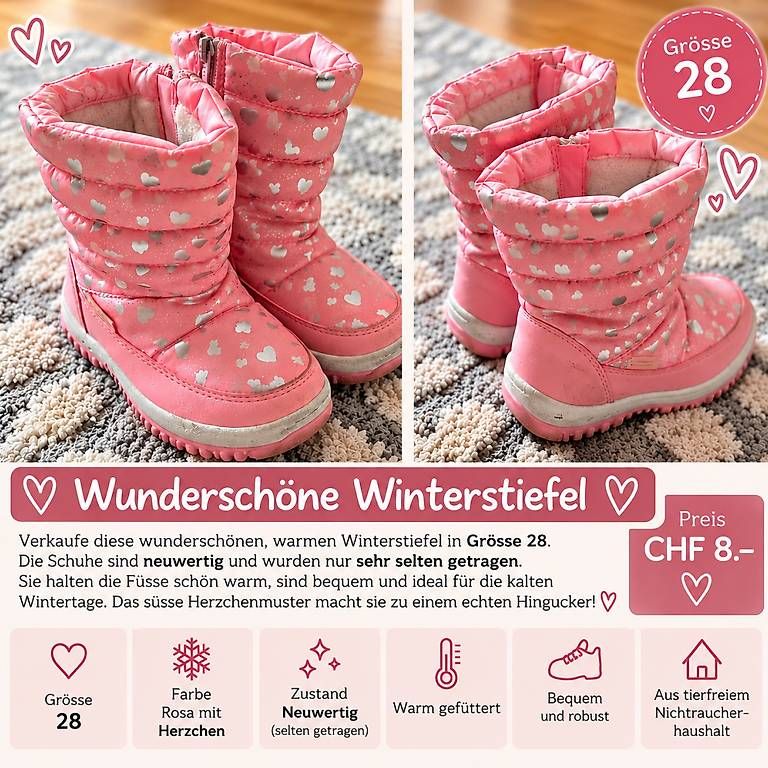Scarpe per ragazze: Winterschuhe Gr 28 – Usato da Zürich venduto da Brooke