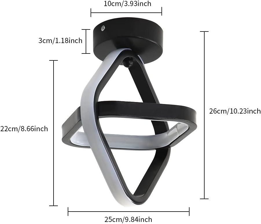 Lampadari & plafoniere: Moderne Deckenlampe Schwarz – Nuovo e nell'imballaggio originale da Châtelaine venduto da topshop.switzerland 1