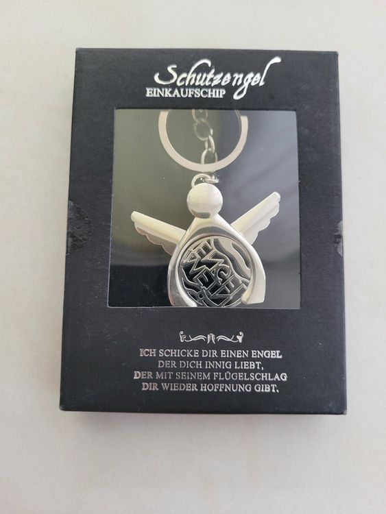Schutzengel Schlüsselanhänger mit Einkaufswagenchip - Jetzt kaufen