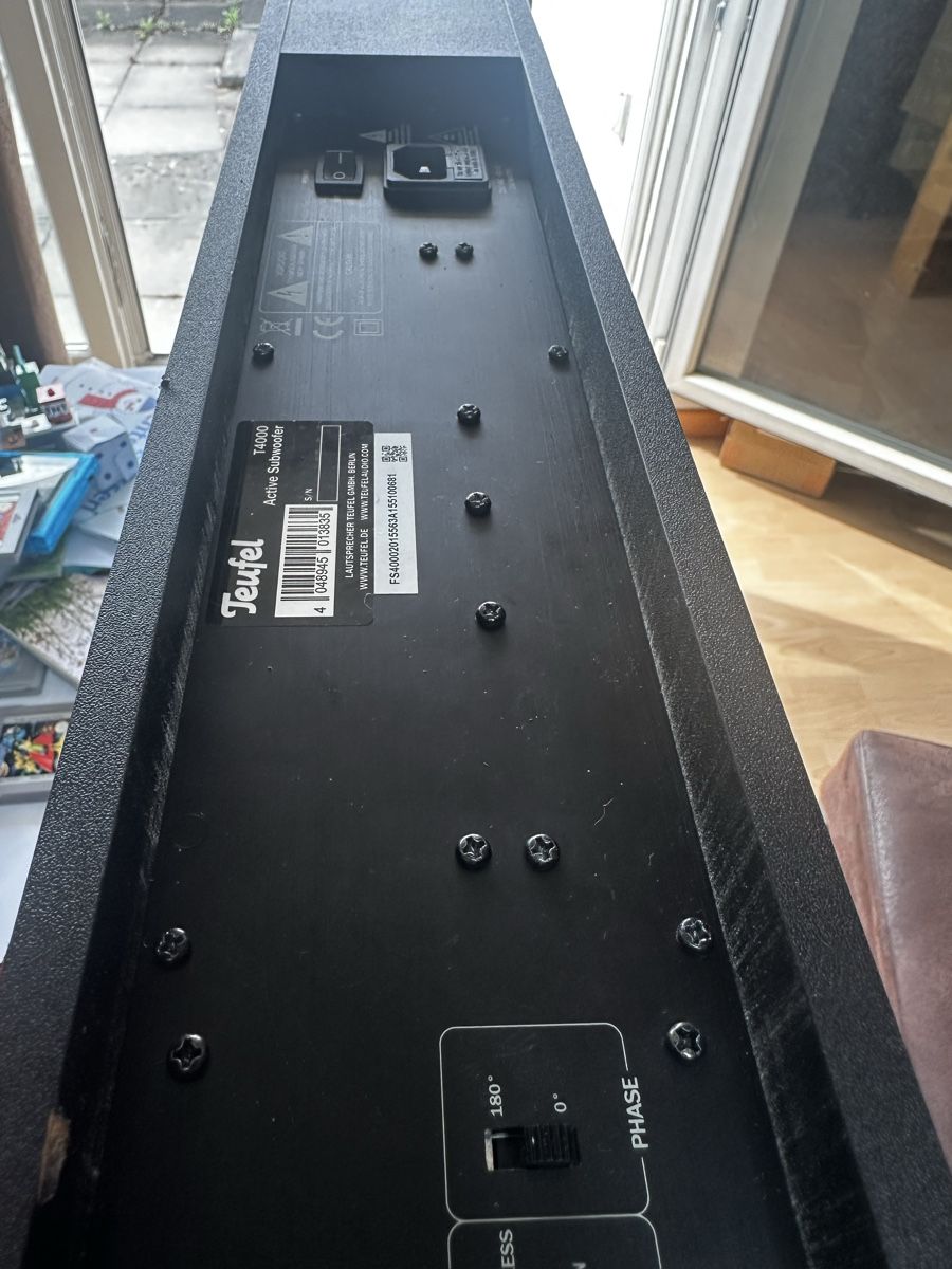 Teufel Casse acustiche: Teufel Flachsubwoofer T-4000 mit Wireless-Modul – Usato da Zürich venduto da deftwow 3