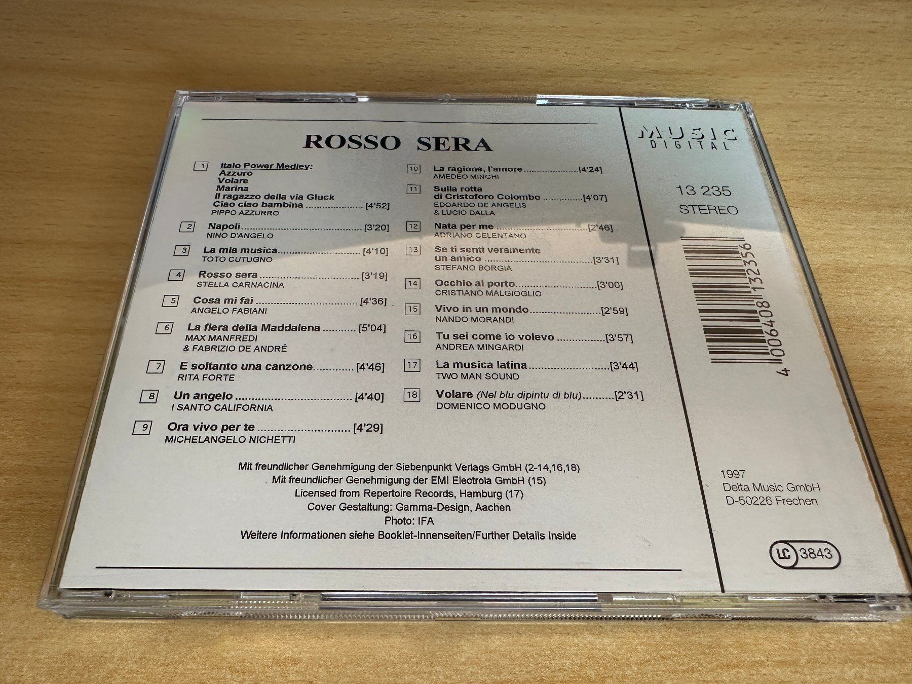 CD: F6 Various – Rosso Sera – Usato da Rikon im Tösstal venduto da Alpenmutz 1