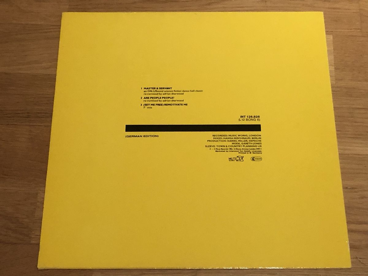 Dischi in vinile: Depeche Mode. 1984. Master & Servant – Usato da Faulensee venduto da Mizuno06 1
