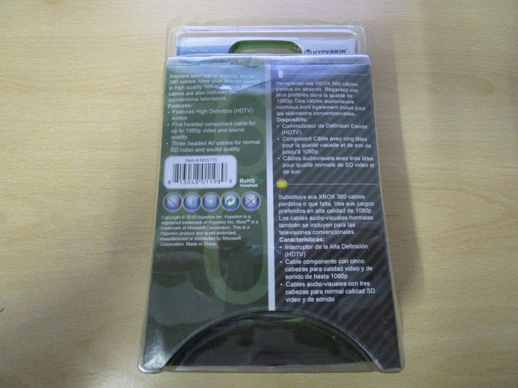 Giochi: Xbox 360 YUV Component AV Kabel Komponenten Neuware Xbox360 – Nuovo e nell'imballaggio originale da Goldau venduto da agestuffer 1