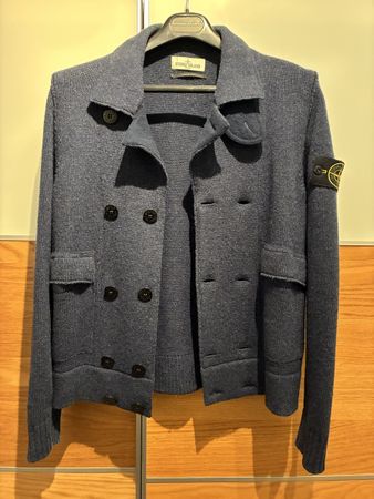 Strickjacke von Stone Island, Grösse S in blau
