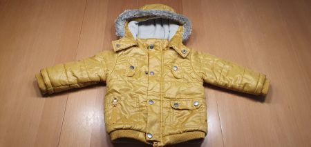 Winterjacke Gr. 80 SMILE gelb