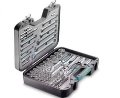 technocraft Steckschlüssel Satz SILVERLINE 1/4" + 1/2", 86-t