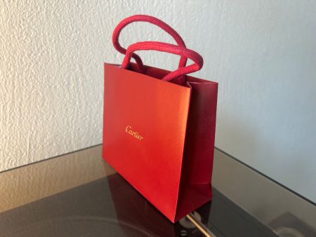 cartier mini paper bag