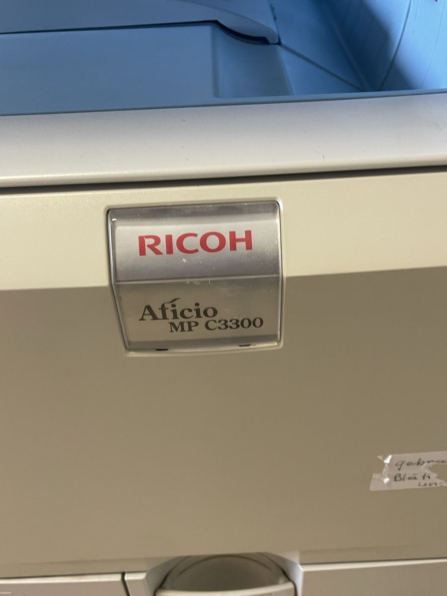 Ricoh Fotocopiatrici: Ricoh Aficio MP C3300 Farbkopierer – Usato da Wängi venduto da Bmo 1
