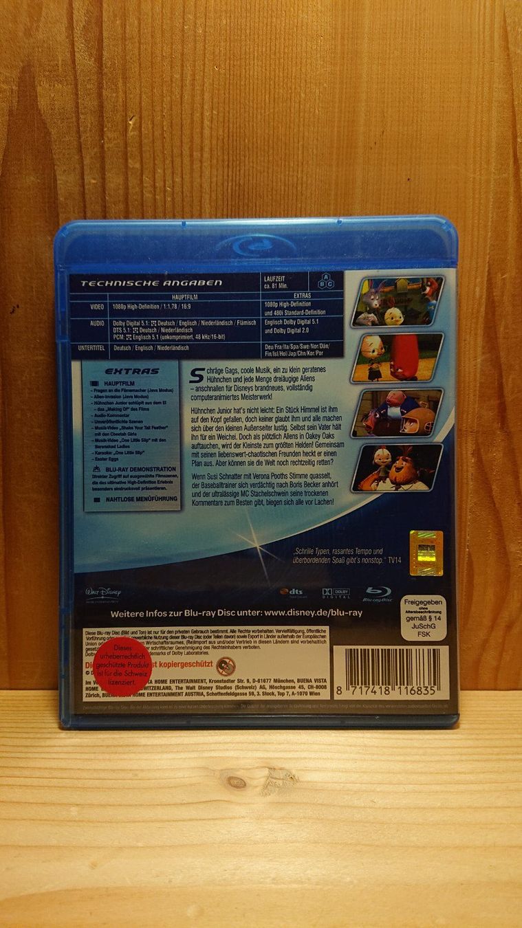 Tutti i DVDs: HIMMEL UND HUHN Blu-Ray Disney – Usato da Wilderswil venduto da Exebub 1