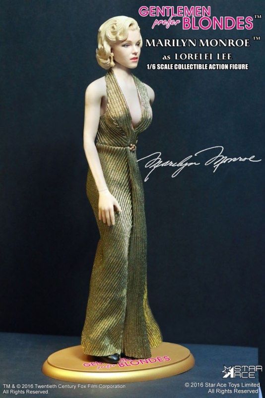Giocattoli: 1/6 Marilyn Monroe "Lorelei Lee" Gold Dress ver. – Nuovo e nell'imballaggio originale da Vuadens venduto da Chouchoujapan 2