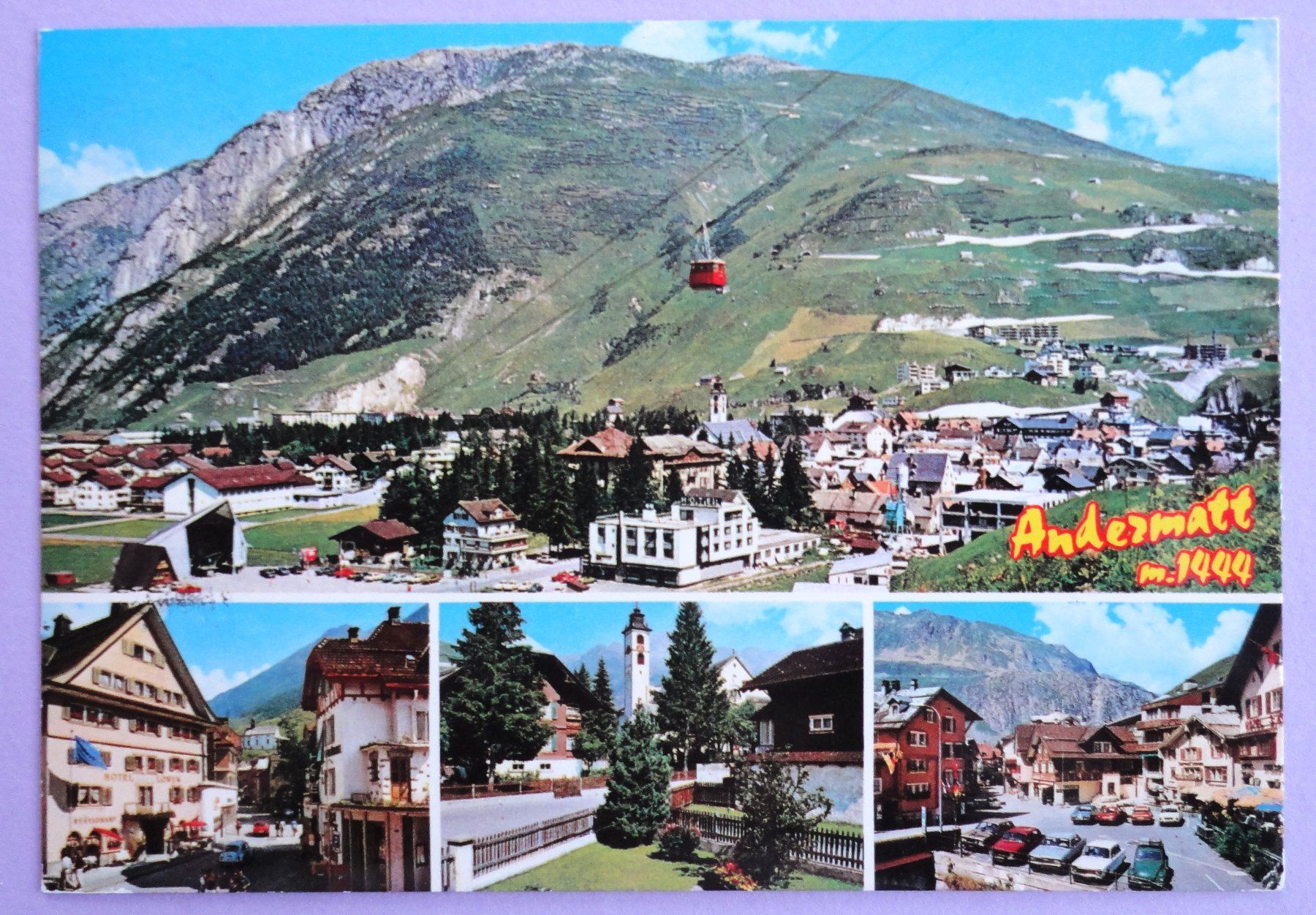 Cartoline postali: Andermatt 1444 m ü.M. – Difettoso da Fétigny venduto da Billy2miny
