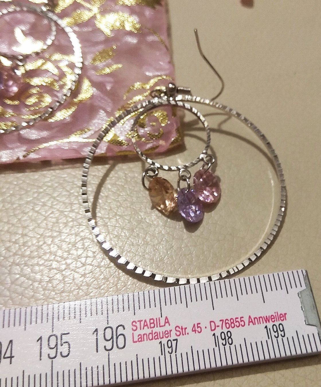 Ohrringe & -stecker: Grosse Ring Ohrenanhänger mit Edelsteine – Neu und originalverpackt aus Münchenbuchsee von Daniel0133 1