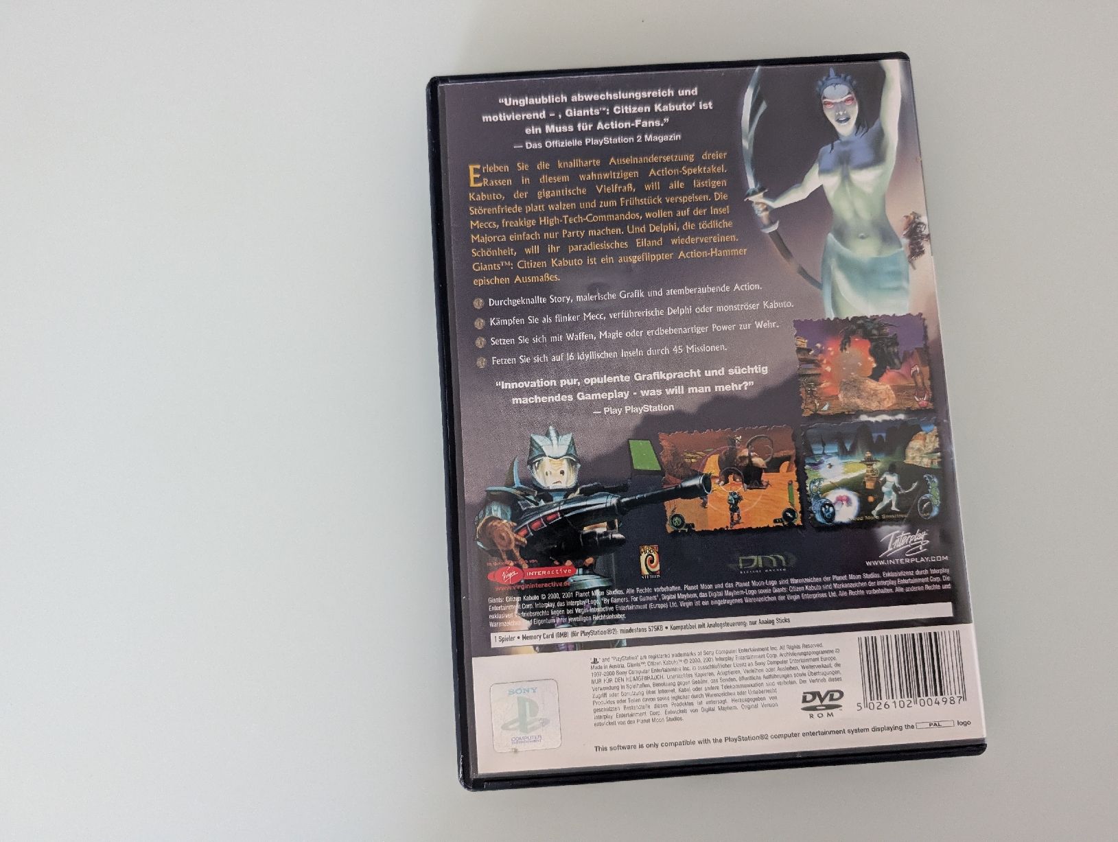 Sony Giochi: Giants Citizen Kabuto (PS2) – Usato da Winterthur venduto da sax8400 2