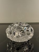 Teelicht Glas farblos "Brombeere" Orrefors Schweden 80er