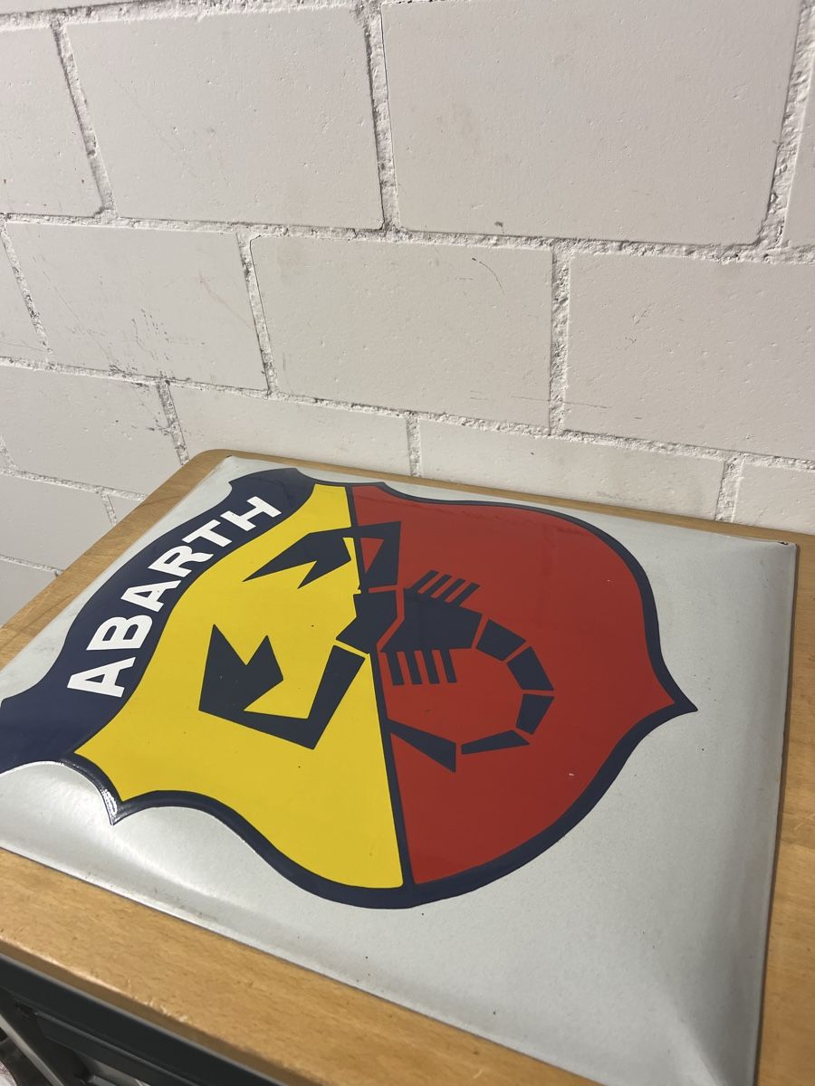 Abarth Schilder: ABARTH Blechschild – Gebraucht aus Holziken von 181281 2