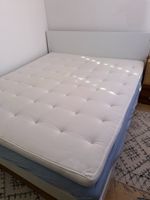 Ikea Bett + 2 x Lattenrost + 2 x Matraze und ein  Topper