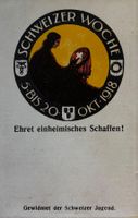 Schweizer Woche 1918 - Einheimisches Schaffen, Jugend