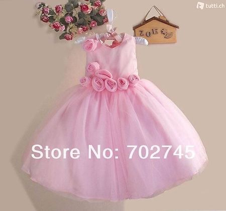 Prinzessin Kleid für Blumenmädchen,Party 6 Jahre