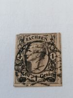 Alt Deutschland Sachsen 1 Neu Groschen 