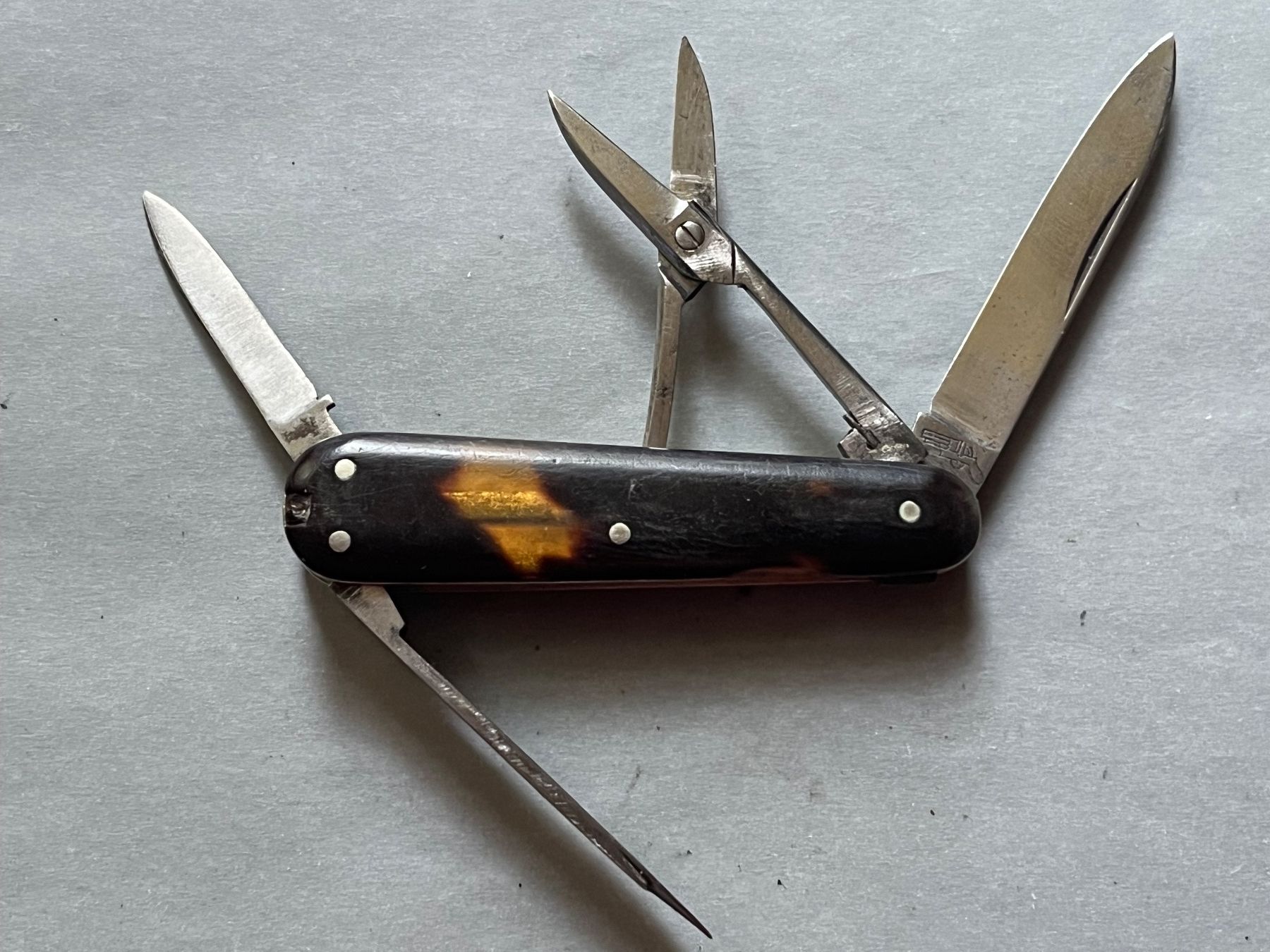 Taschenmesser: Antikes kleines Sackmesser 63 mm – Gebraucht aus Zürich von FV.vintage