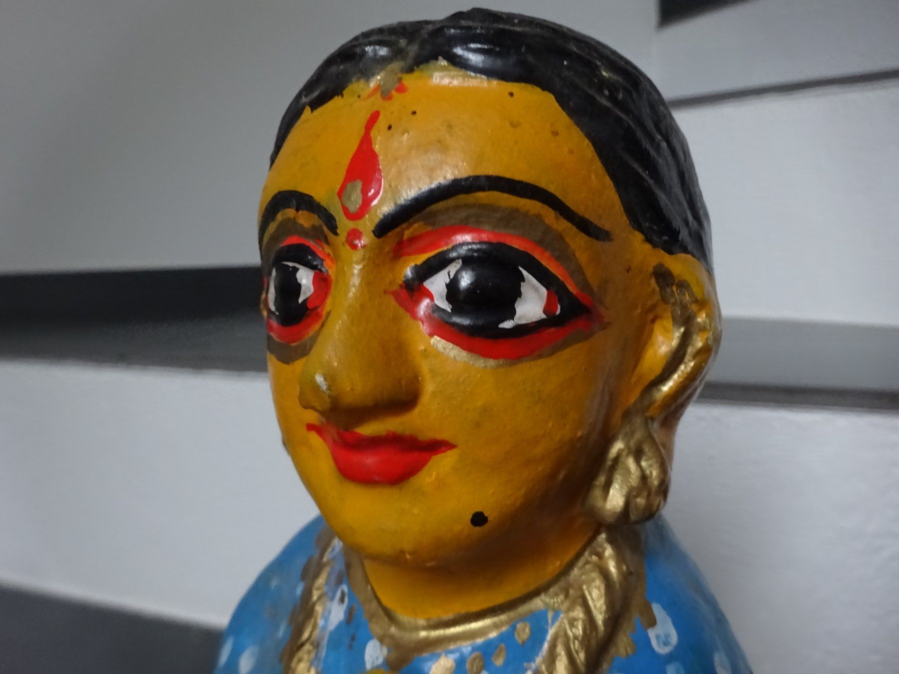 Sculture & Statue: Vintage Tonfigur Indien Heilige – Usato da Esslingen venduto da eintagammeer 3
