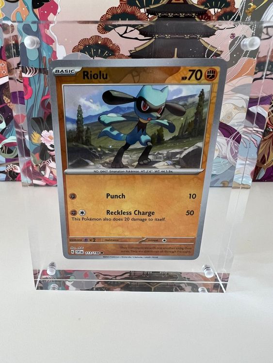 Pokemon Riolu Scarlet Violet 113/198 Reverse Holo | Comprare su Ricardo