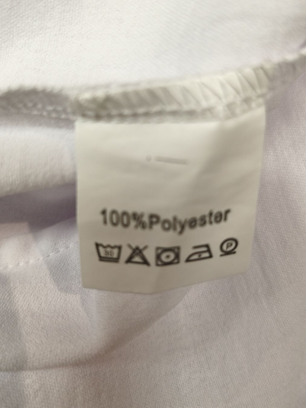Camicette: Damen Bluse Langarm Weiss Grösse L 100% Polyester – Nuovo (secondo la descrizione) da Emmetten venduto da SecondhandSiska 3