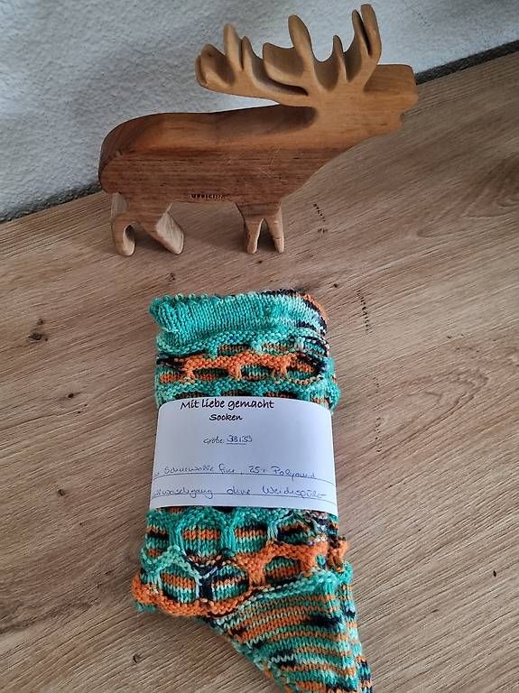 Calze: Handgestrickte Socken Gr. 38/39 – Usato da Sirnach venduto da Chade209 1