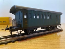 Trix Express H0 3999 Personenwagen FNM Modell C.D 601 grün