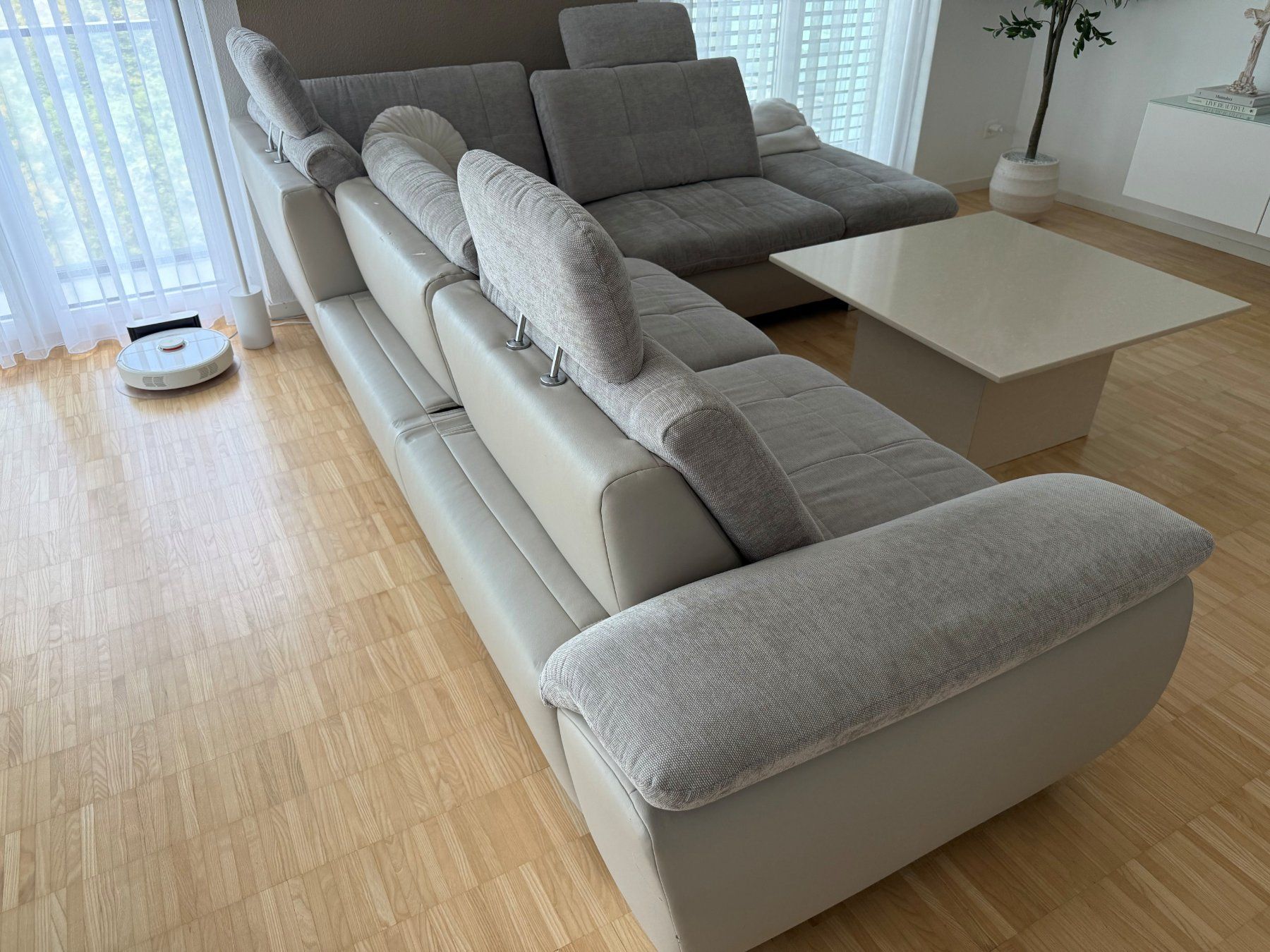 Sofas: Ecksofa mit Hocker und manueller Verstellung – Gebraucht aus St. Gallen von Edi040 6