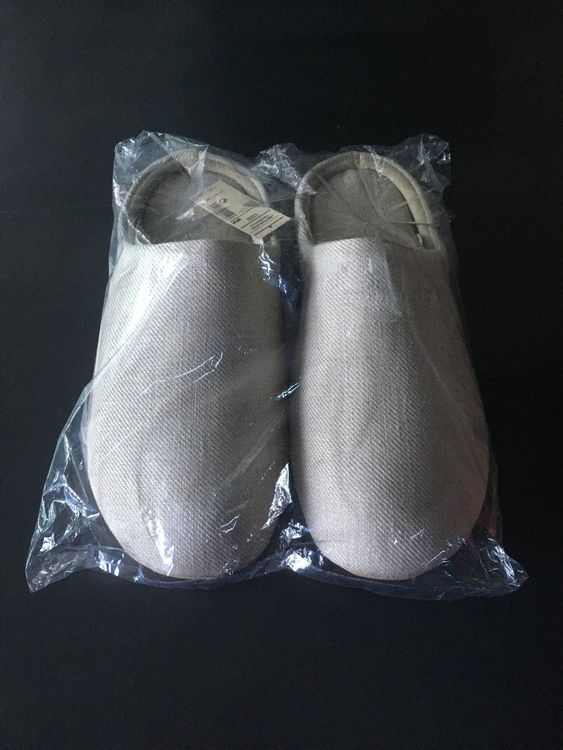 Chaussons MUJI en lin taille 43 46 Acheter sur Ricardo