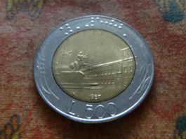 ITALIE  500  Lire  1987