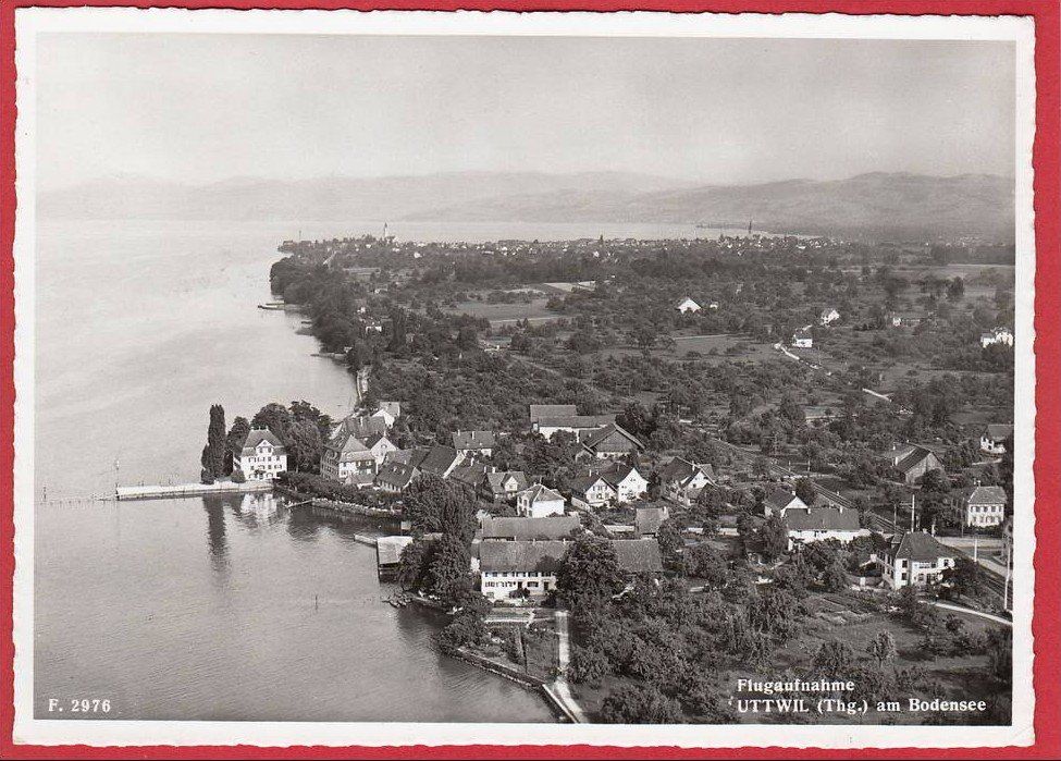 Cartoline postali: UTTWIL, FLUGAUFNAHME, GROSSFORMAT – Usato da Grüningen venduto da Kartenlaube