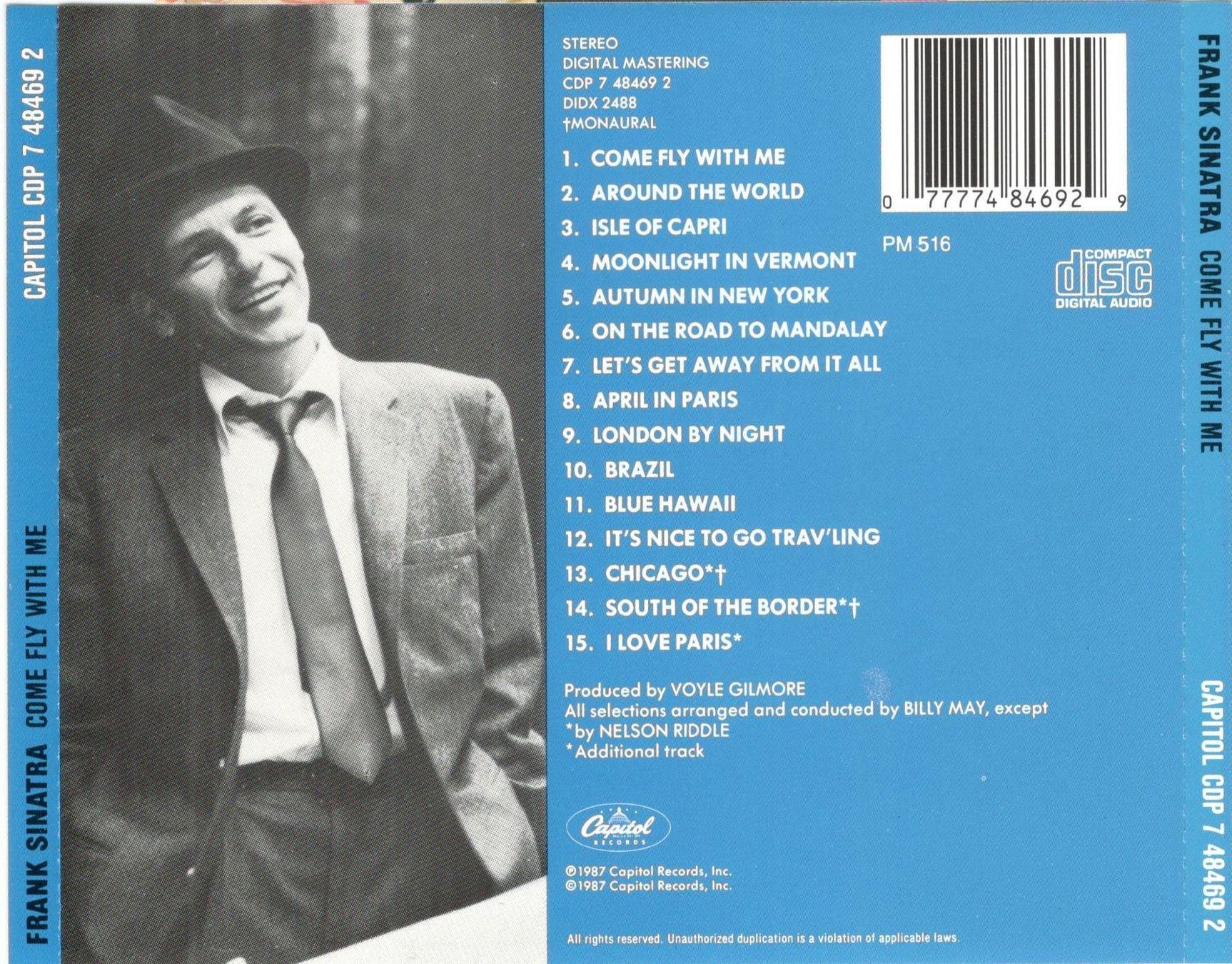 CD: Frank Sinatra CD Come Fly With Me – Usato da St. Margarethen TG venduto da ursk10 1