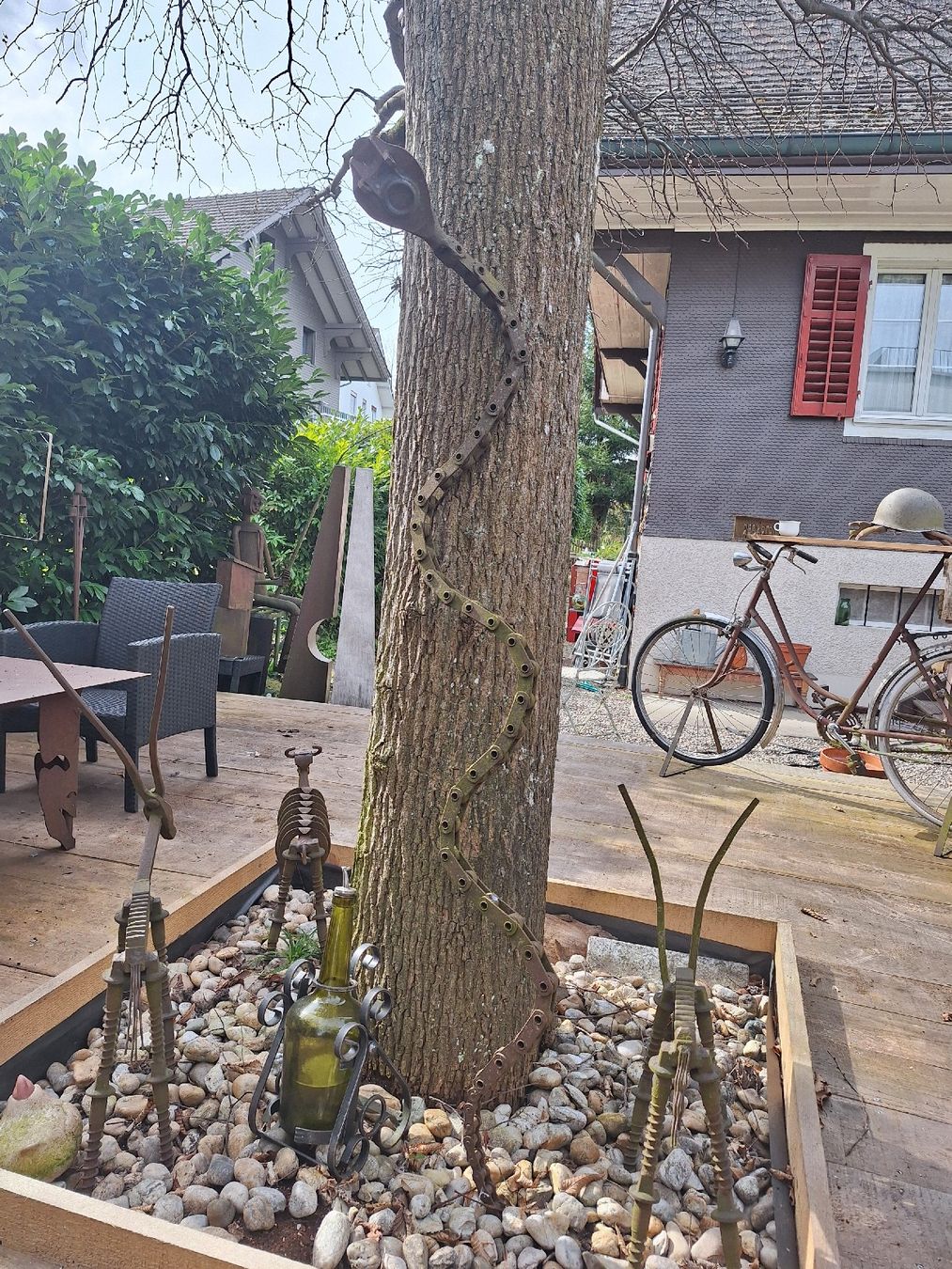 Sculture & Statue: Skulptur Metall-Schlange – Usato da Malters venduto da chaufhuesli 1
