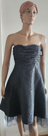Neues elegantes, schwarzes Cocktailkleid, Grösse L