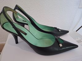 Sergio Rossi, Pumps, schwarz, Gr. 40,5