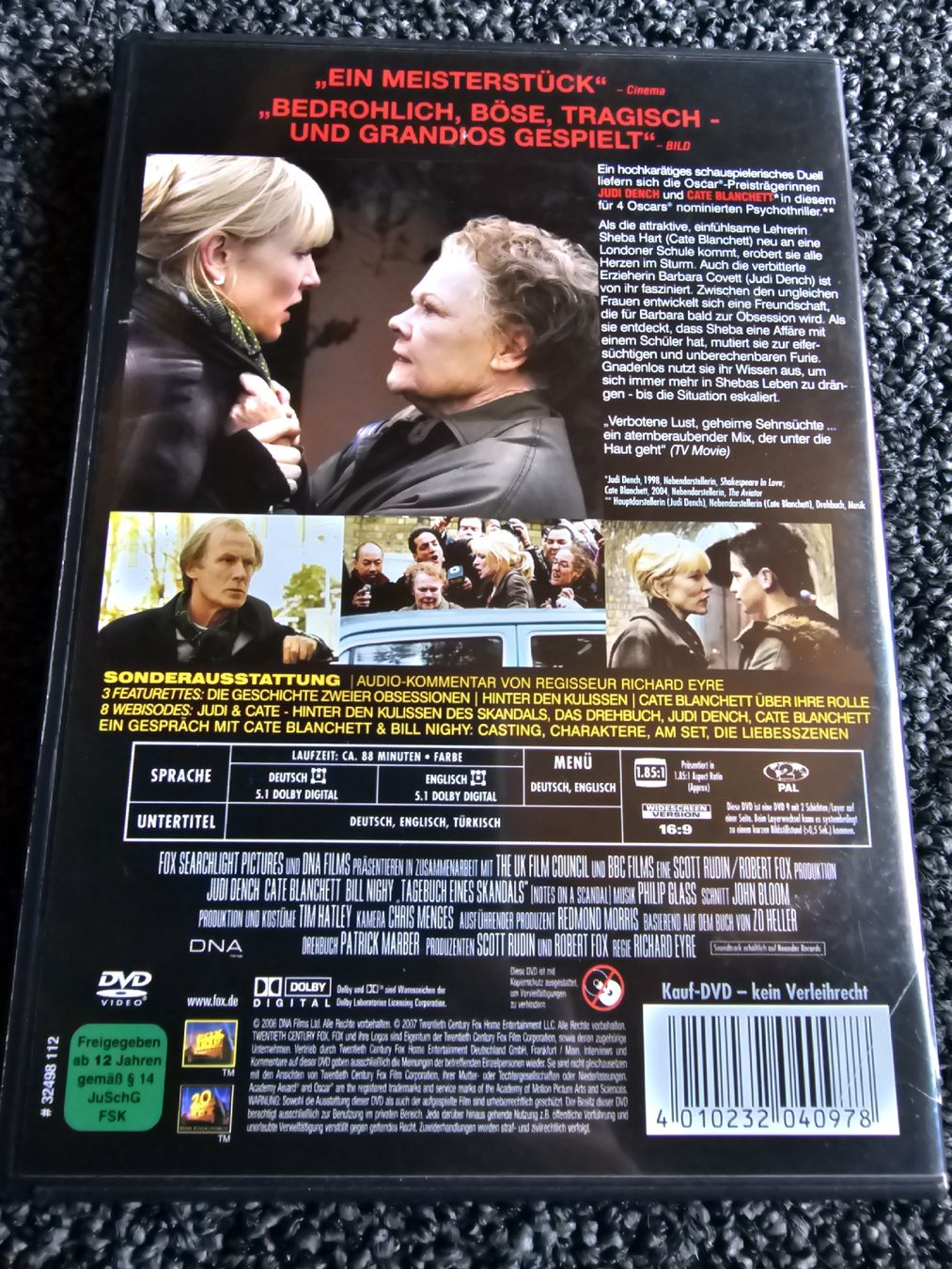 Tous les DVDs: Tagebuch eines Skandals (21313) – D'occasion à Ruswil par jan_bxl5 1