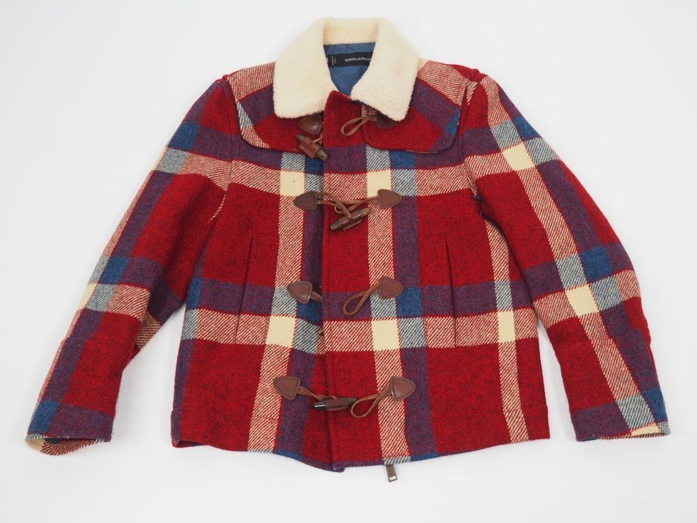 Giacche: DSQUARED Tweed Duffeljacke Gr. S / RV Defekt – Usato da Kriens venduto da SupiDupiDeal