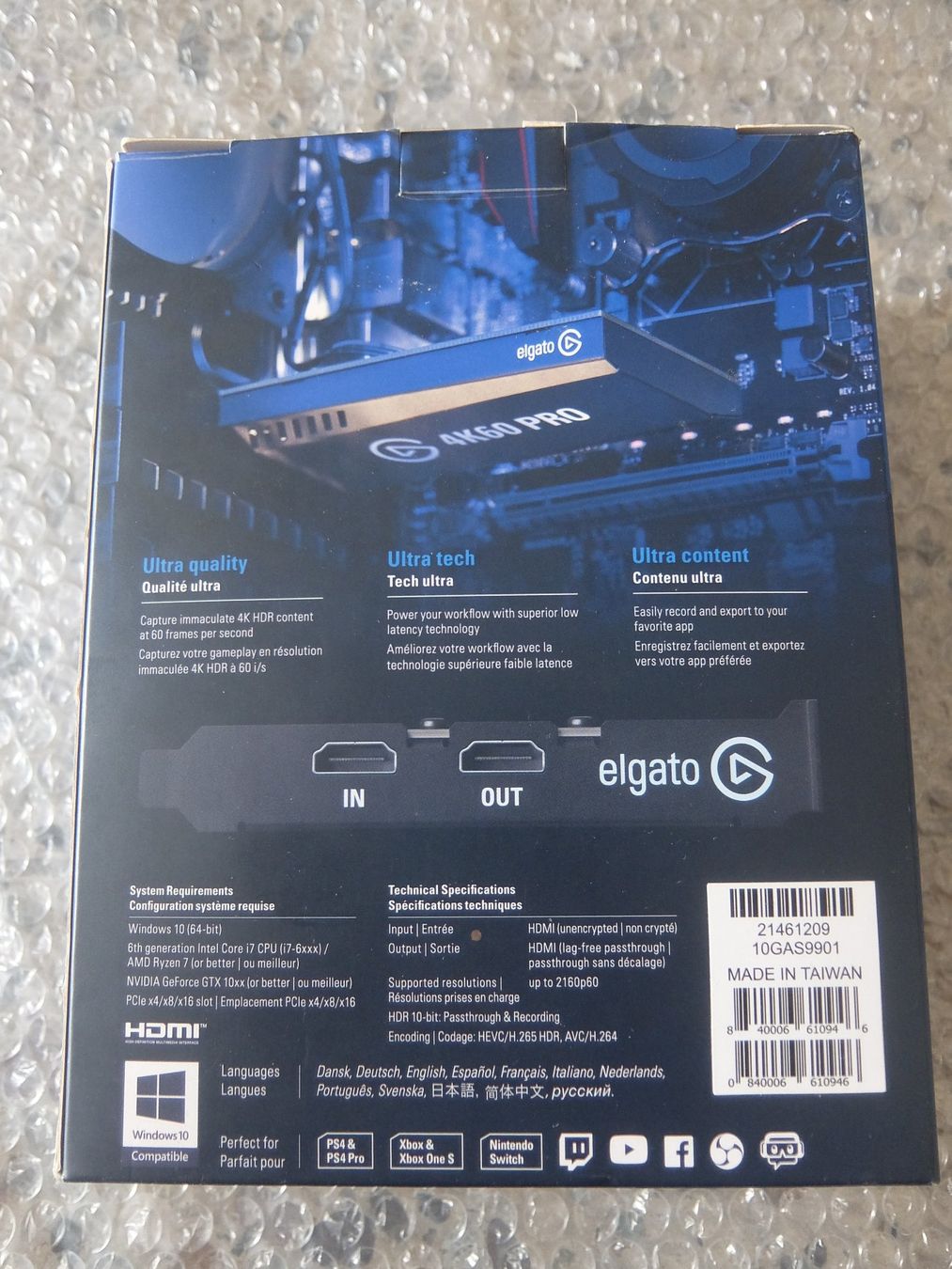 Elgato Registratori: Elgato Game Capture 4K60 Pro MK.2 – Usato da Basel venduto da Elektronik_Markt 3