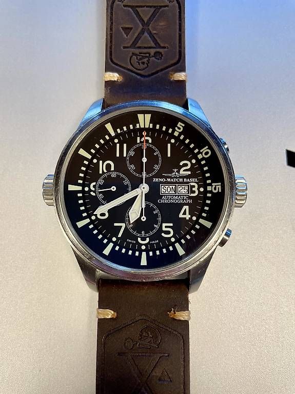Uhren: Zeno Watch Basel / Fellow Oversized Chronograph Day-Date – Gebraucht aus Höfen b. Thun von Pritt1 1