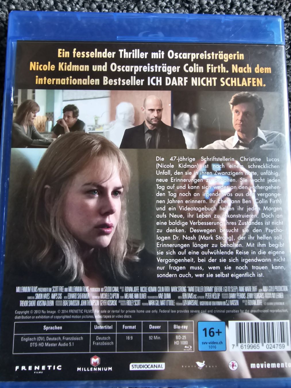 Tutti i DVDs: Blu-ray Before I Go To Sleep  – Usato da Ruswil venduto da jan_bxl5 1