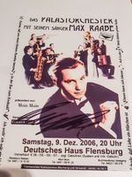 Max Raabe - Autogramm auf Foto