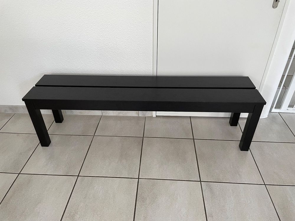 Sitzbank schwarz Ikea Bjursta Kaufen auf Ricardo