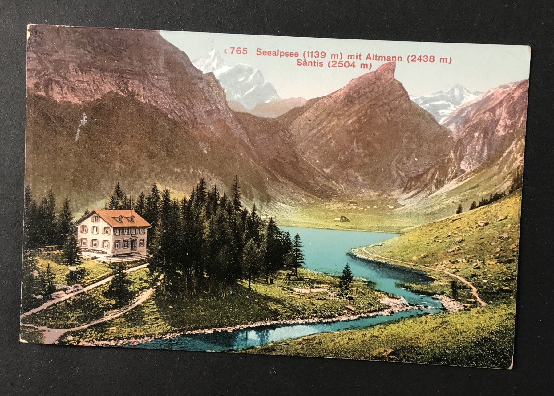 Cartoline postali: ALTE ANSICHTSKARTE SEEALPSEE – Usato da Ostermundigen venduto da wini63