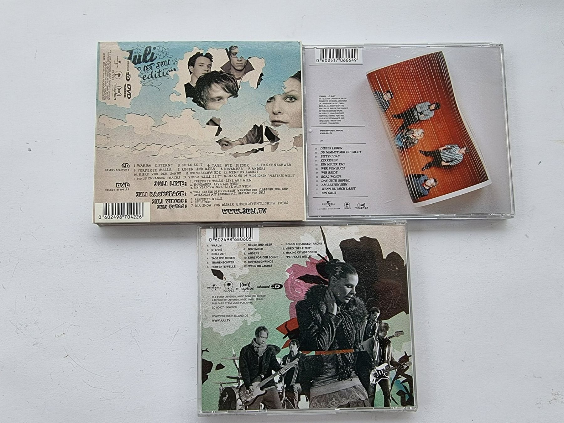 CD: Juli (3 CD's, 1 DVD, 5 Singles) – Usato da Winterthur venduto da Christinakim 2