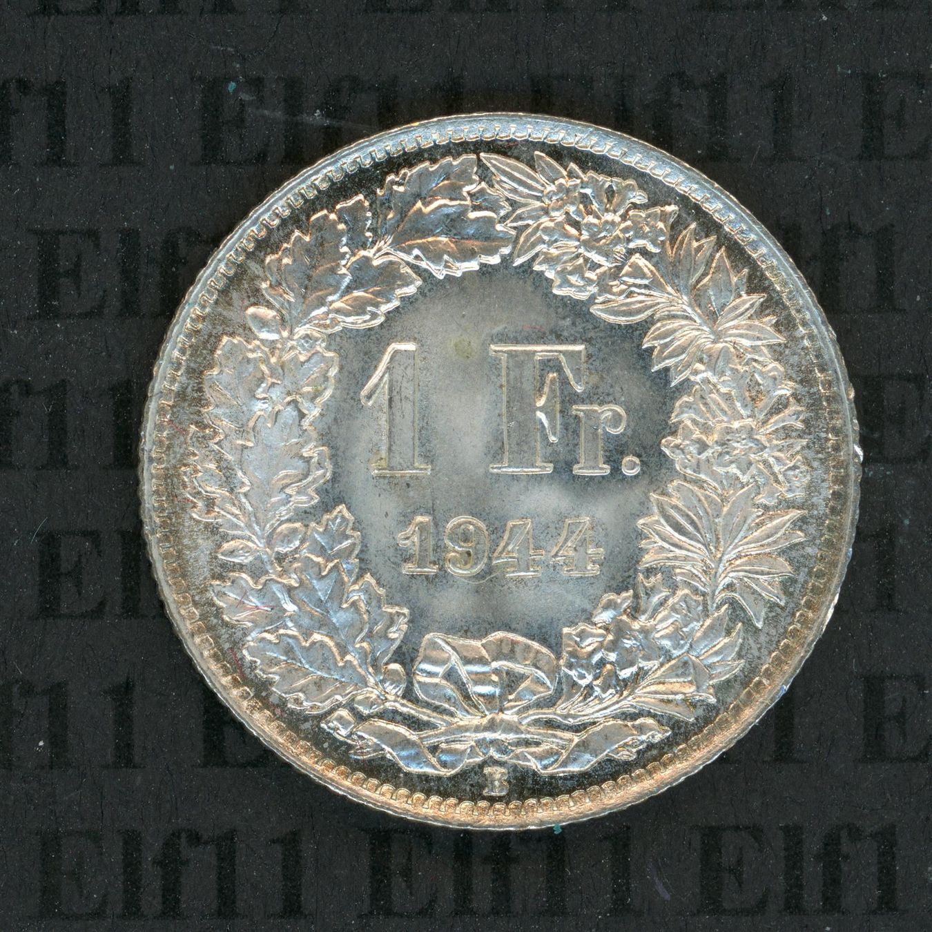 Tutti le monete: CHF___1.00 1944 stgl 1 Franken – Nuovo (secondo la descrizione) da Widnau venduto da Elf11