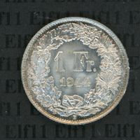 CHF___1.00 1944 stgl 1 Franken