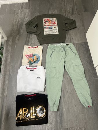 5 stk Kleiderpaket Herren Marke Alpha Industries Grösse s